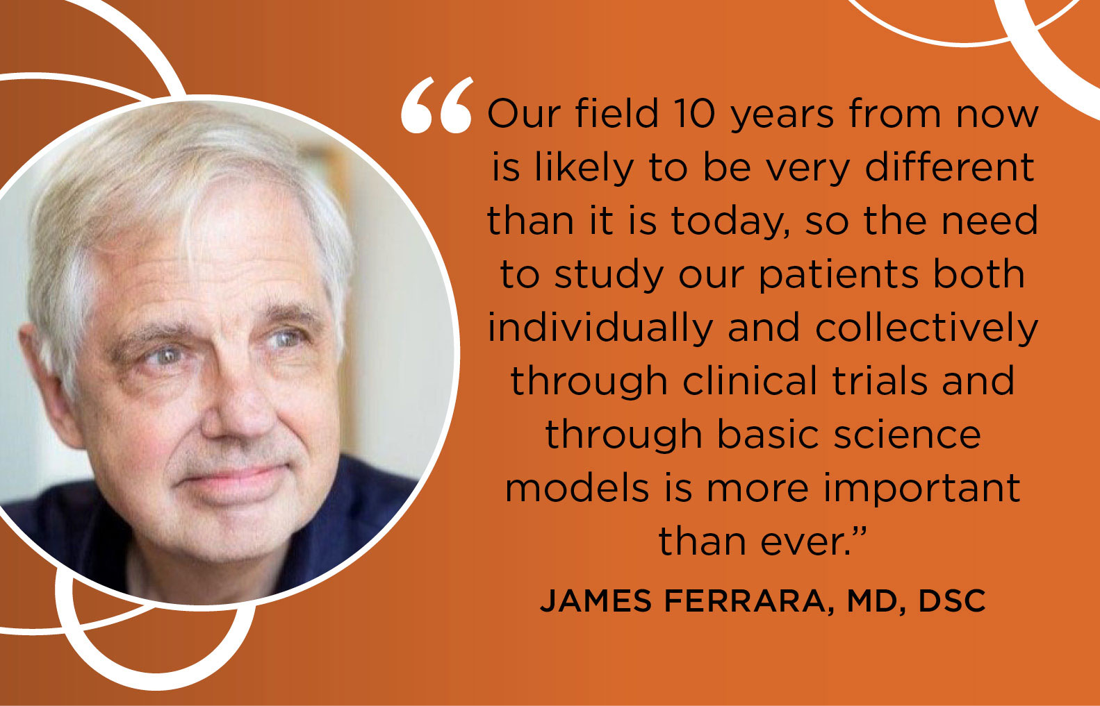 E. Donnall Thomas lecturer to show evolution of GVHD in high definition